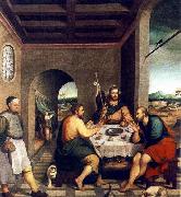BASSANO, Jacopo Supper at Emmaus oil painting on canvas